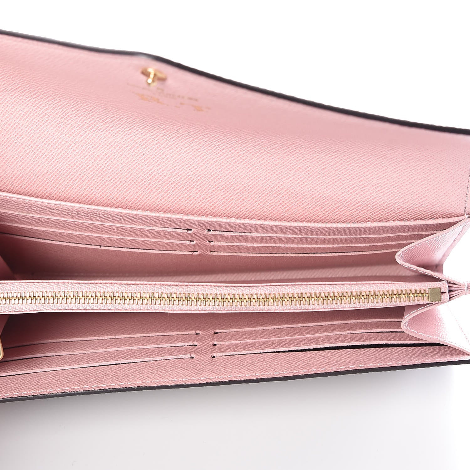 Louis Vuitton Monogram Sarah Wallet NM Rose Ballerine 5 of 7