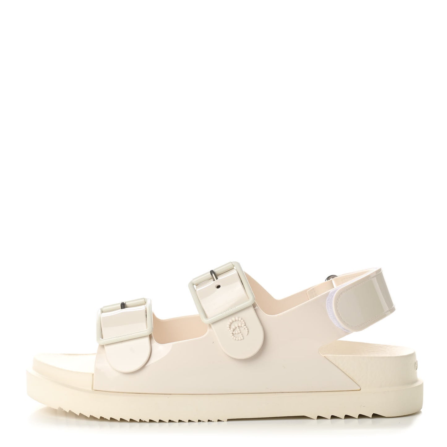 Rubber Mini Double G Womens Isla Dad Sandals 39 Dusty White