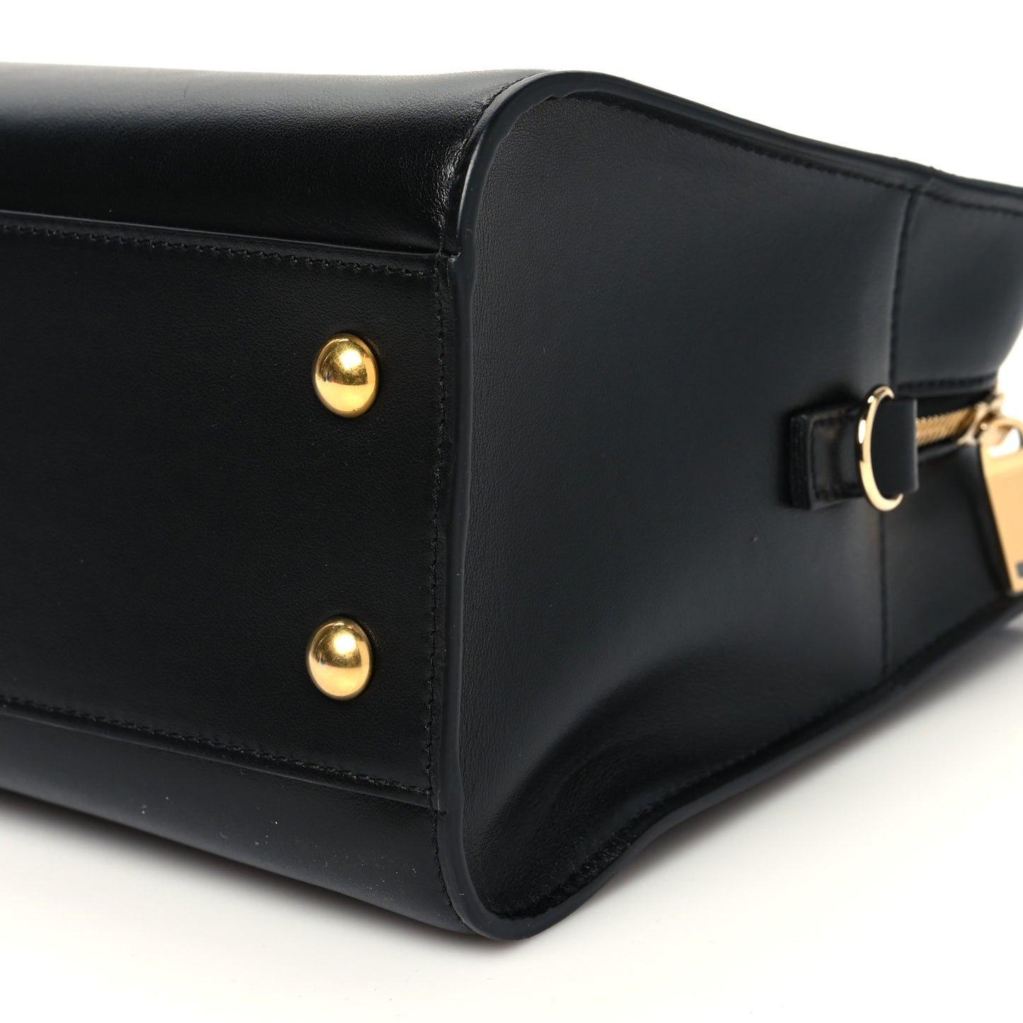 Calfskin Monogram Baby Cabas Black