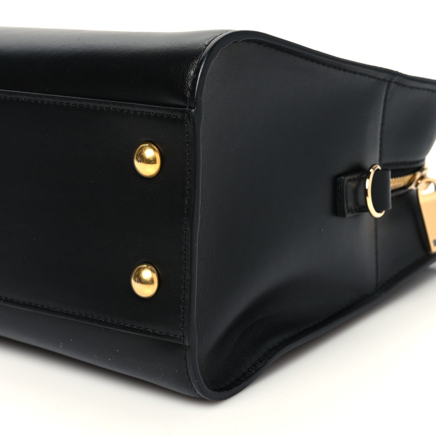 Saint Laurent Calfskin Monogram Baby Cabas Black 11 of 11