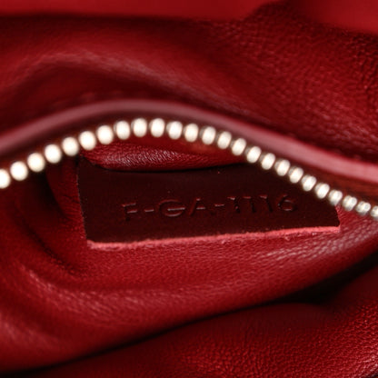 Celine Smooth Lambskin Medium Pillow Flap Burgundy 8 of 11