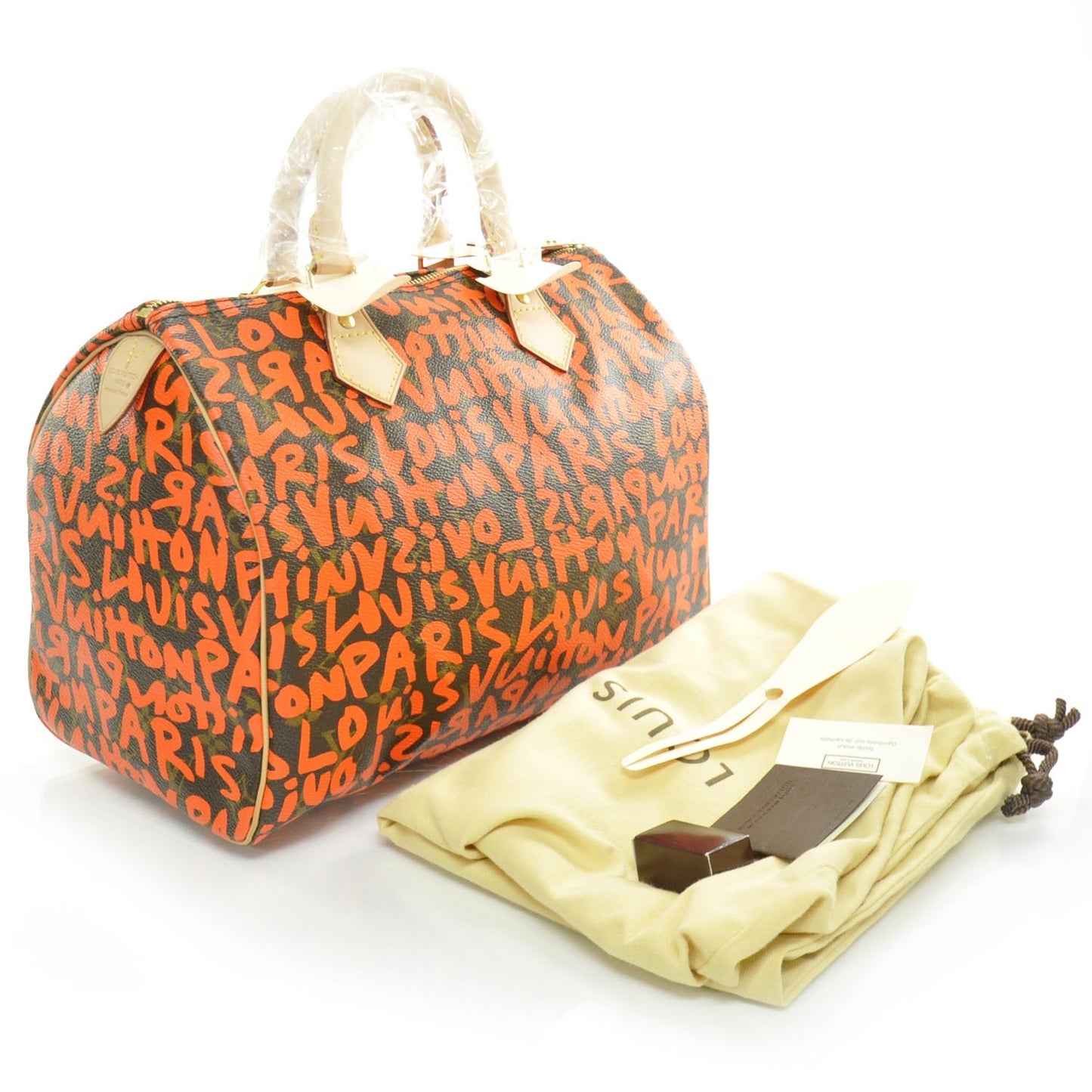 Monogram Graffiti Speedy 30 Orange