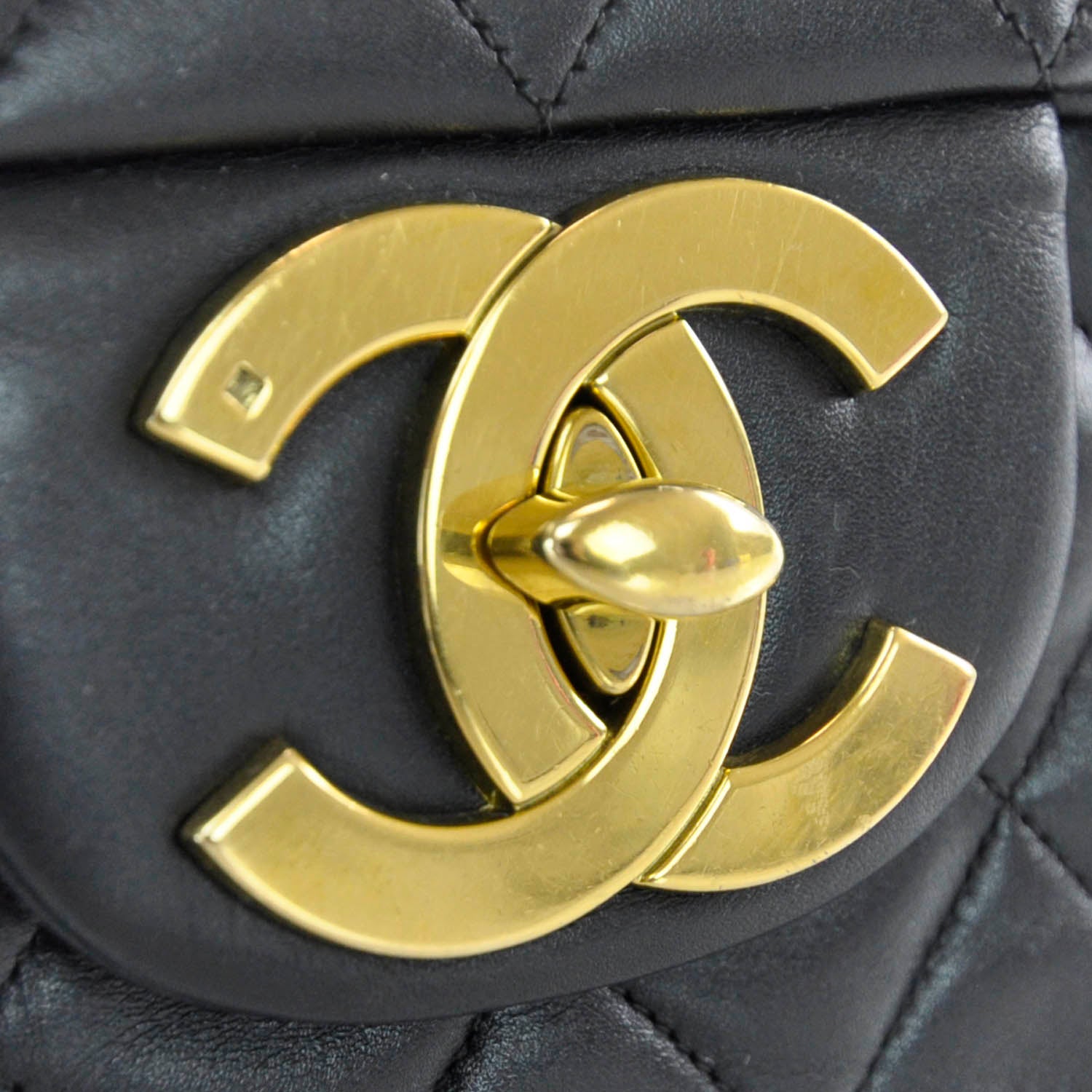 Chanel Lambskin XL Jumbo Flap Black 5 of 8