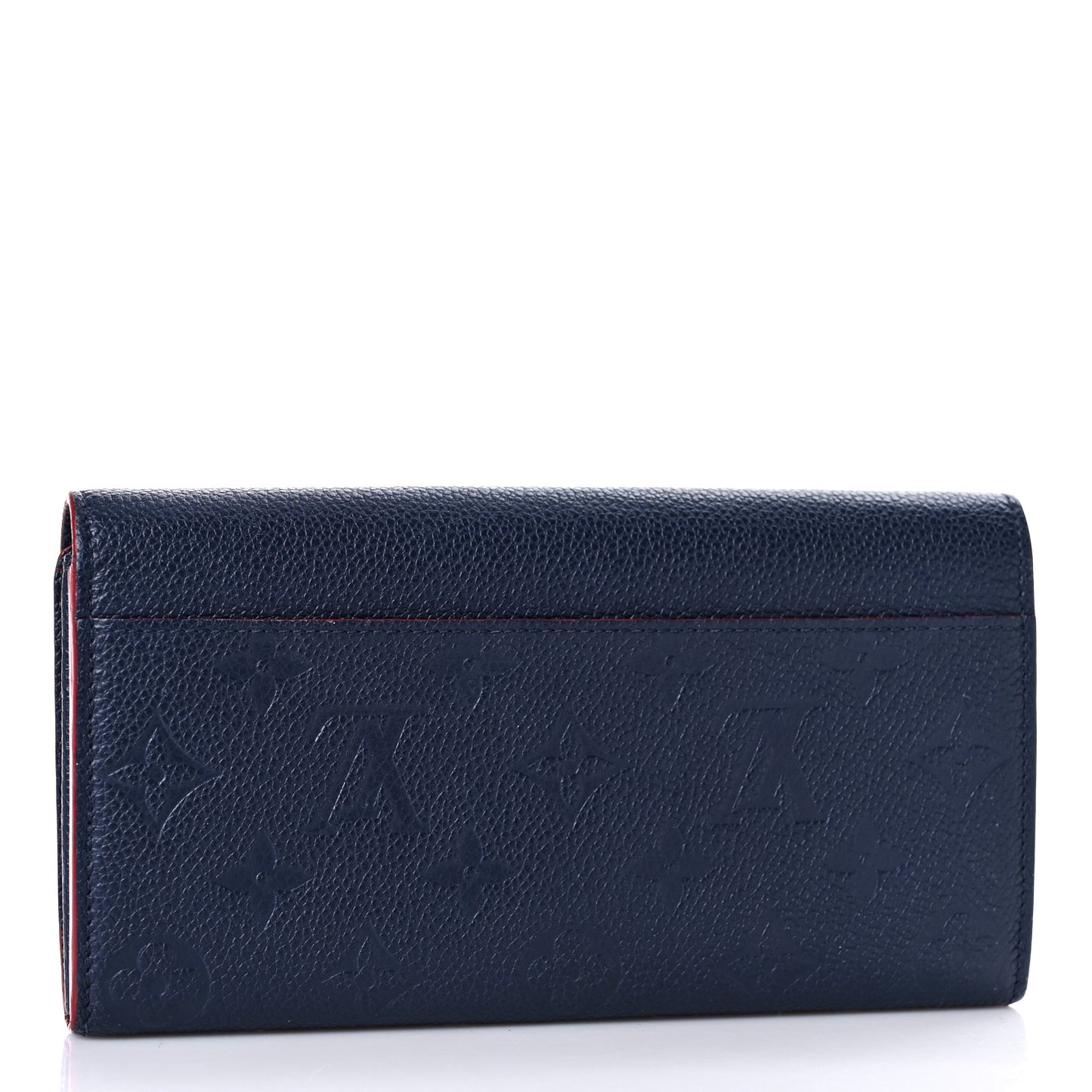 Empreinte Sarah Wallet NM Marine Rouge