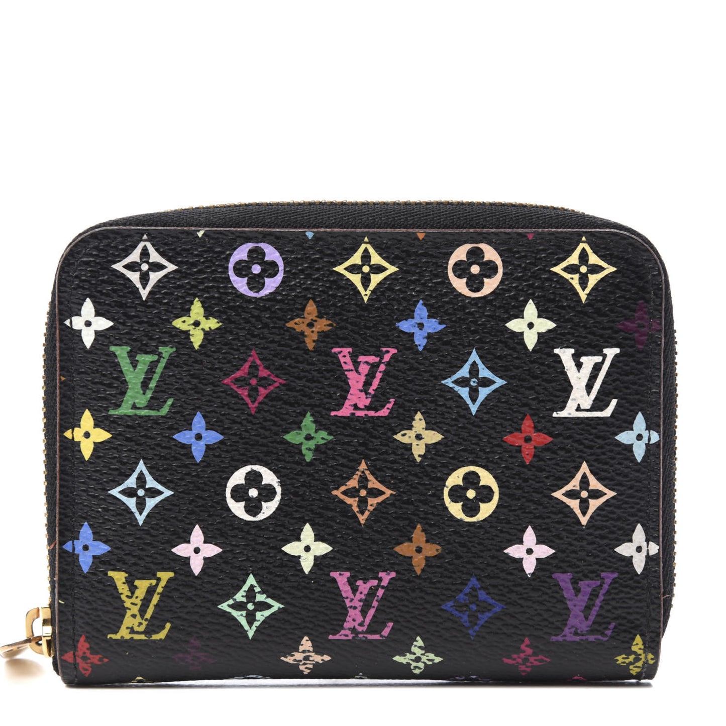 Monogram Multicolor Zippy Coin Purse Black Grenade