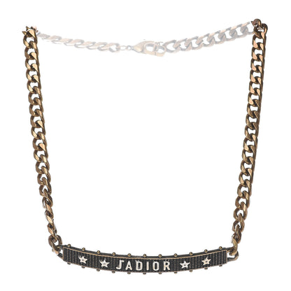 Christian Dior Metal J'Adior Choker Necklace Aged Gold 3 of 7