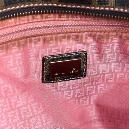 Fendi Zucca Spalmati Medium Roll Tote Tobacco Light Pink 6 of 8