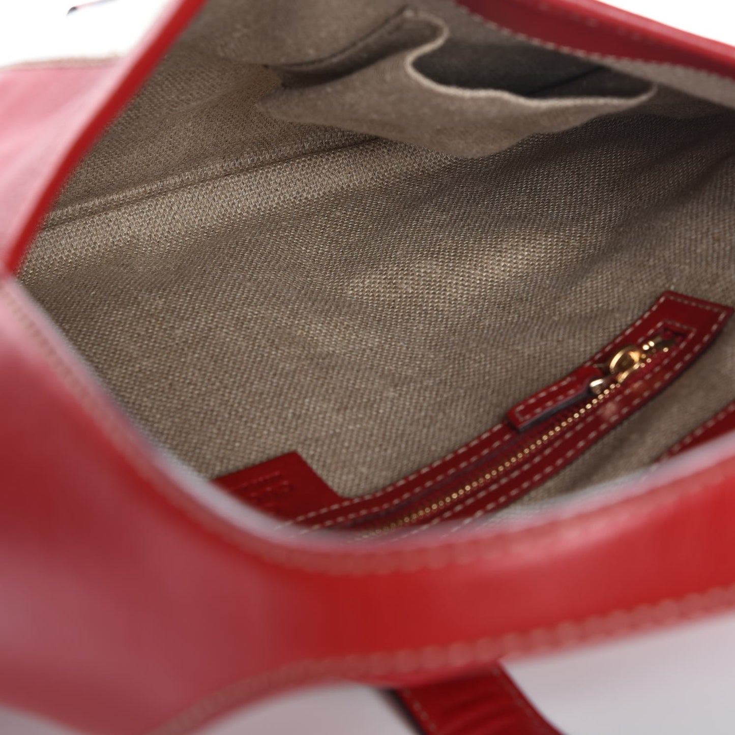 Calfskin Web Medium Jackie O Bouvier Hobo Red