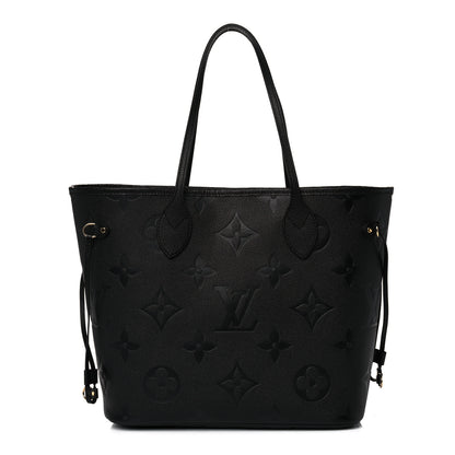 Louis Vuitton Empreinte Monogram Giant Neverfull MM Black 1 of 9