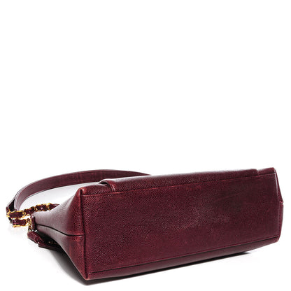 Chanel Caviar Shoulder Bag Bordeaux 4 of 9