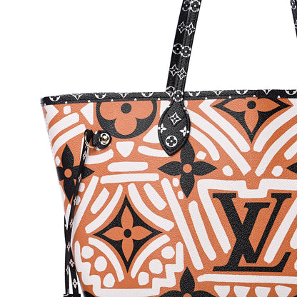 Louis Vuitton Monogram Giant Crafty Neverfull MM Creme Caramel 8 of 10