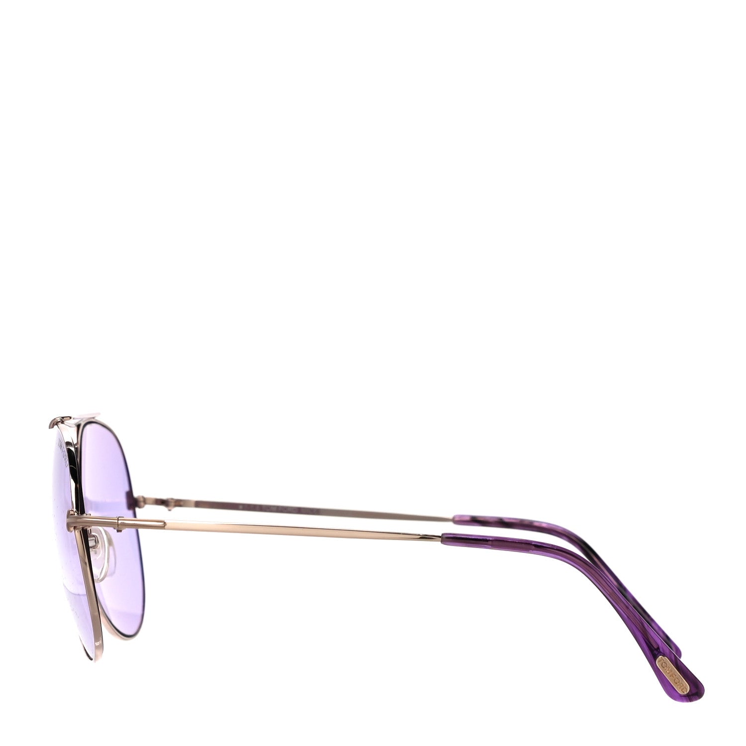 Tom Ford Indiana Aviator Sunglasses TF497 Blue 2 of 7