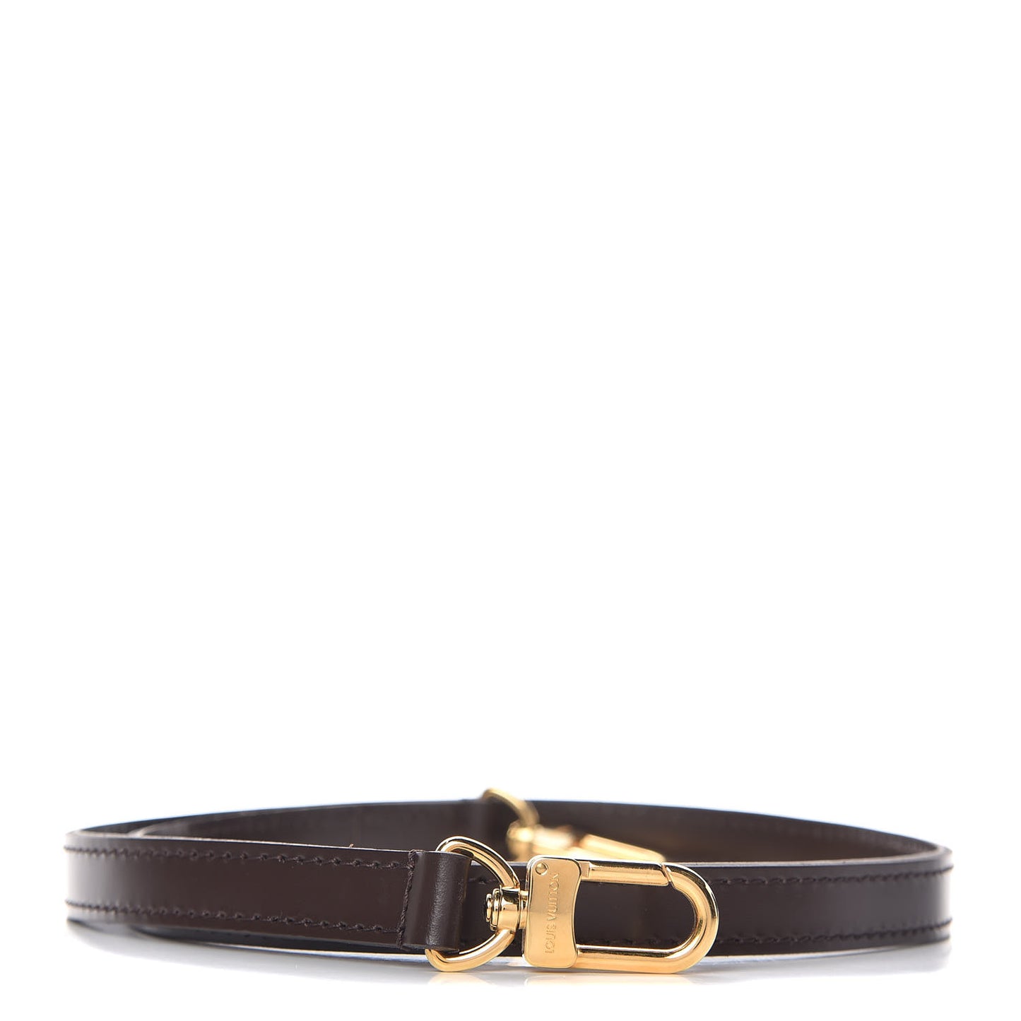Calfskin 20mm Short Shoulder Strap Brown