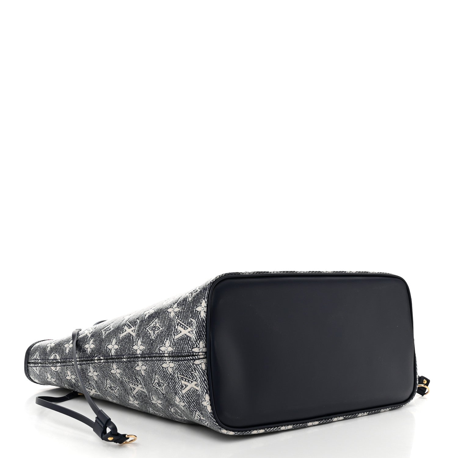 Louis Vuitton Monoglam Neverfull MM Blue 5 of 11