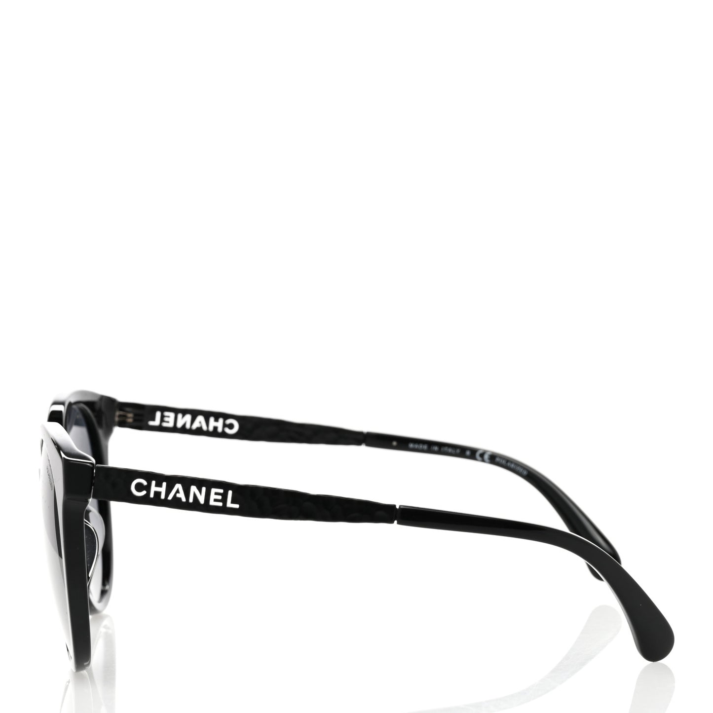 Acetate Metal Polarized Pantos Sunglasses 5440-A Black