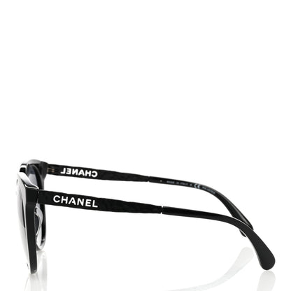Chanel Acetate Metal Polarized Pantos Sunglasses 5440-A Black 3 of 8