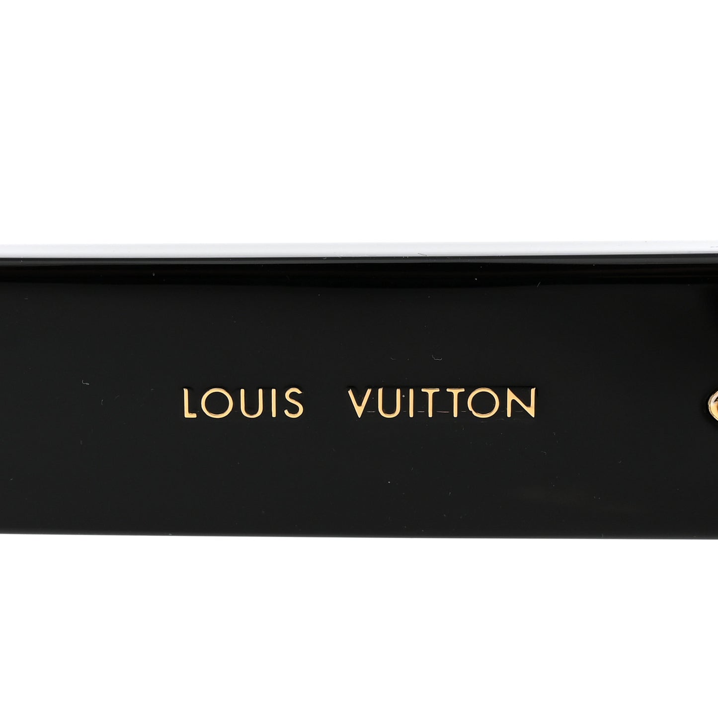 Acetate LV Moon Square Sunglasses Z1664E Black