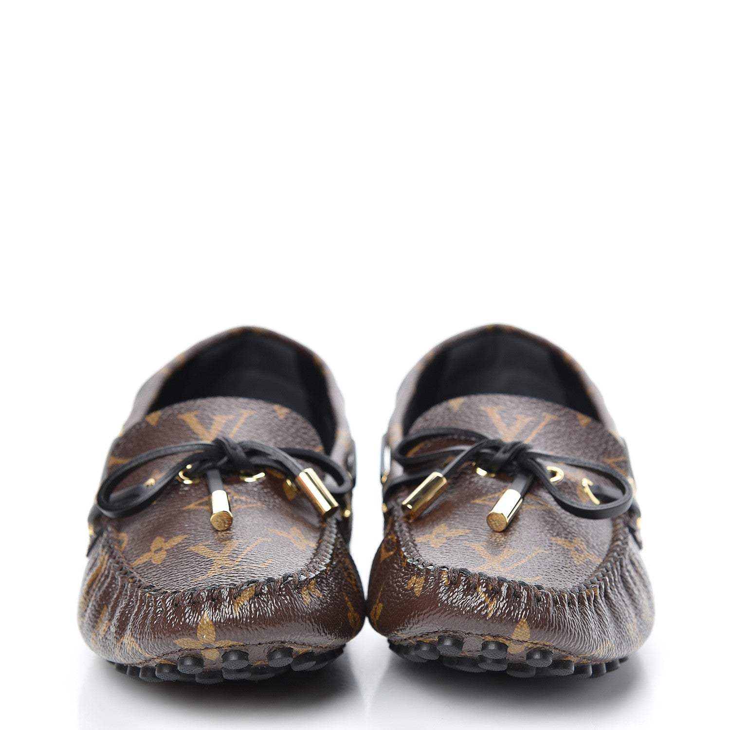 Louis Vuitton Patent Monogram Gloria Loafers 37.5 2 of 11