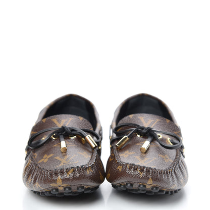 Louis Vuitton Patent Monogram Gloria Loafers 37.5 2 of 11