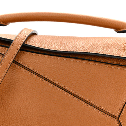 Loewe Grained Calfskin Mini Puzzle Bag Tan 8 of 10
