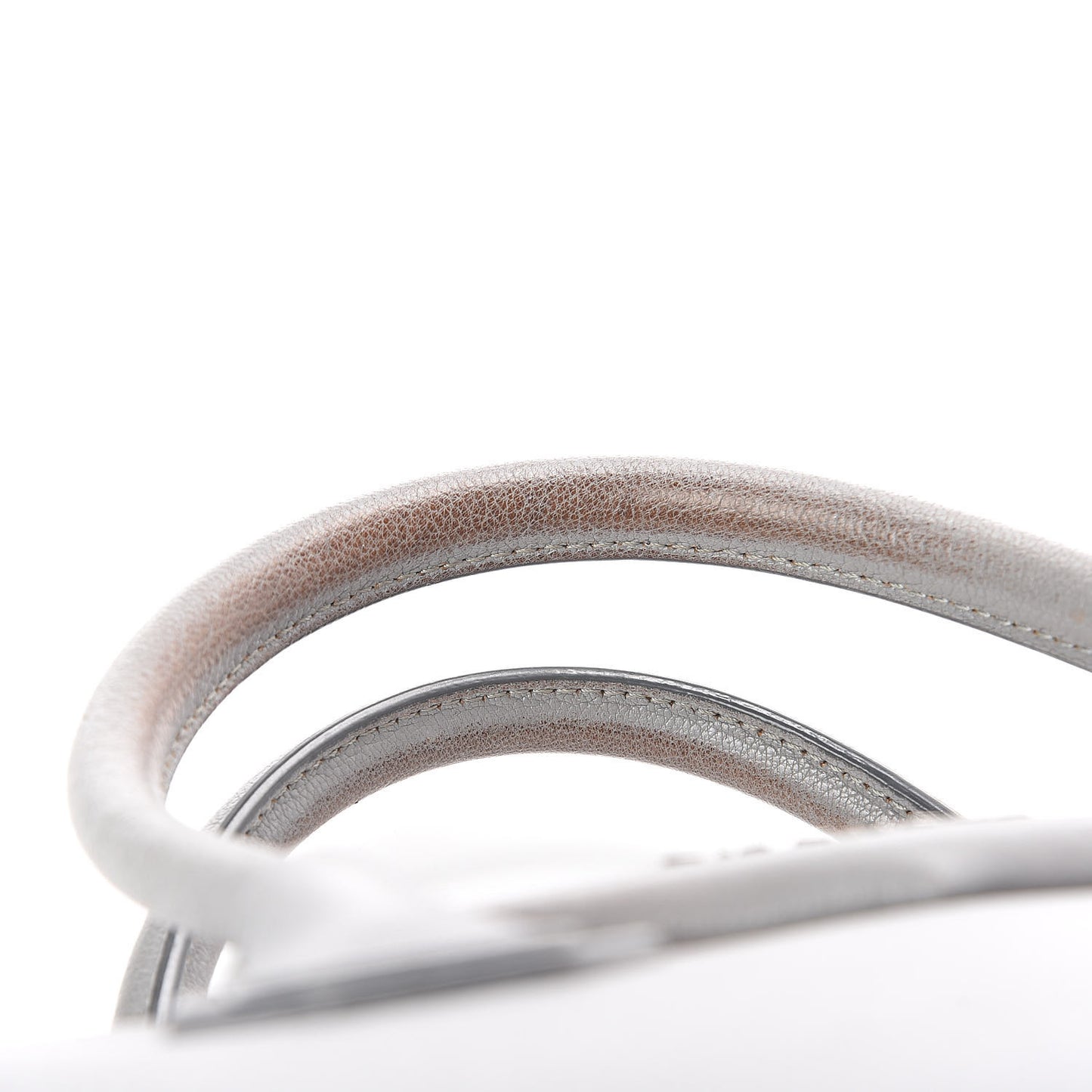 Sugar Goatskin Small Antigona Pearl Grey