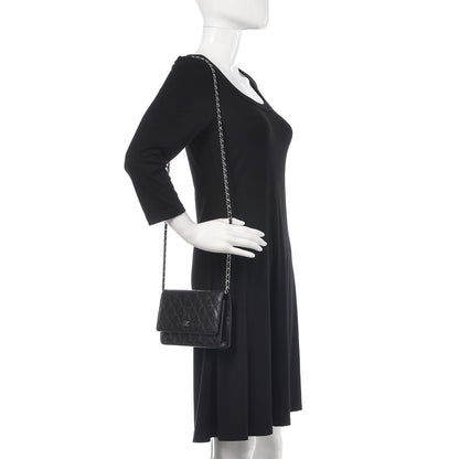 Chanel Caviar Quilted Wallet On Chain WOC Black 2 of 11