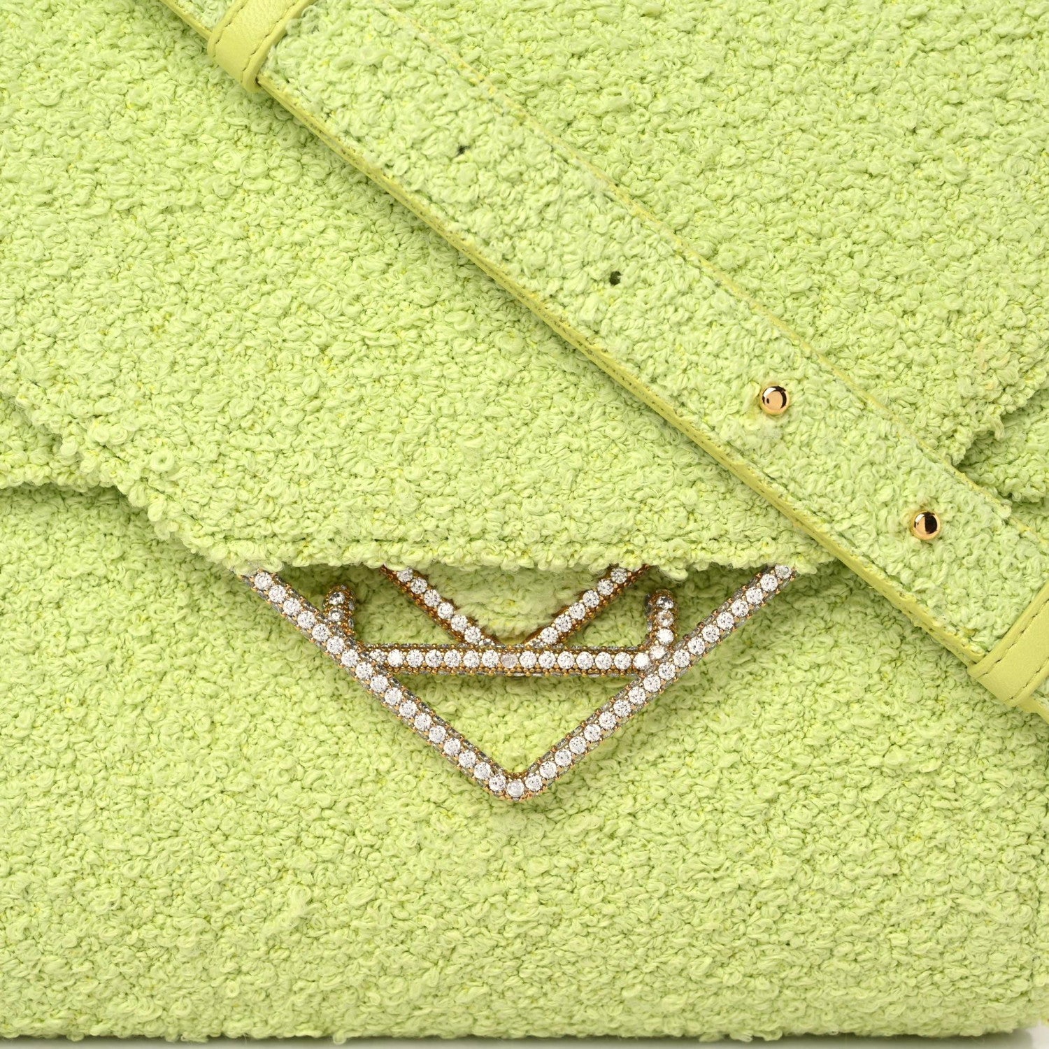 Bottega Veneta Boucle Clip Bag Seagrass 12 of 13