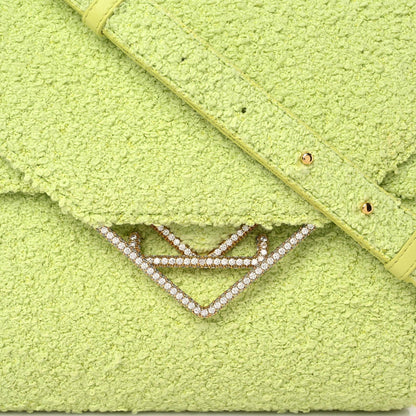 Bottega Veneta Boucle Clip Bag Seagrass 12 of 13