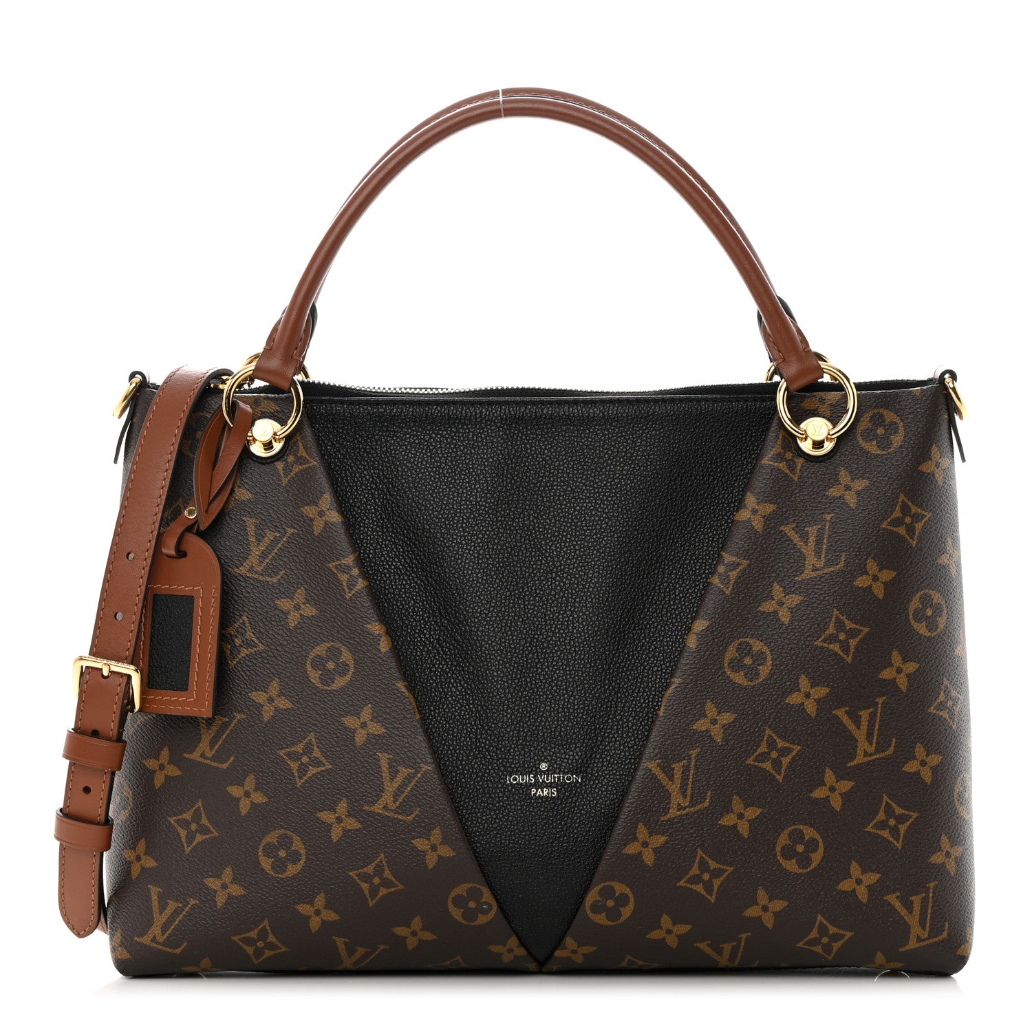 Louis Vuitton Monogram V Tote MM Black 1 of 13