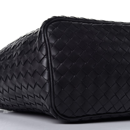 Bottega Veneta Nappa Intrecciato Small Shoulder Bag Black 7 of 9