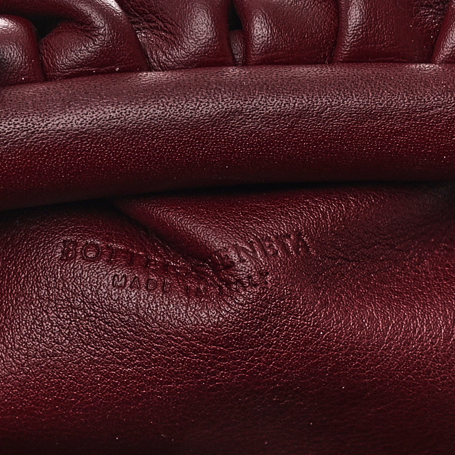 Bottega Veneta Butter Calfskin The Mini Pouch Bordeaux 6 of 10