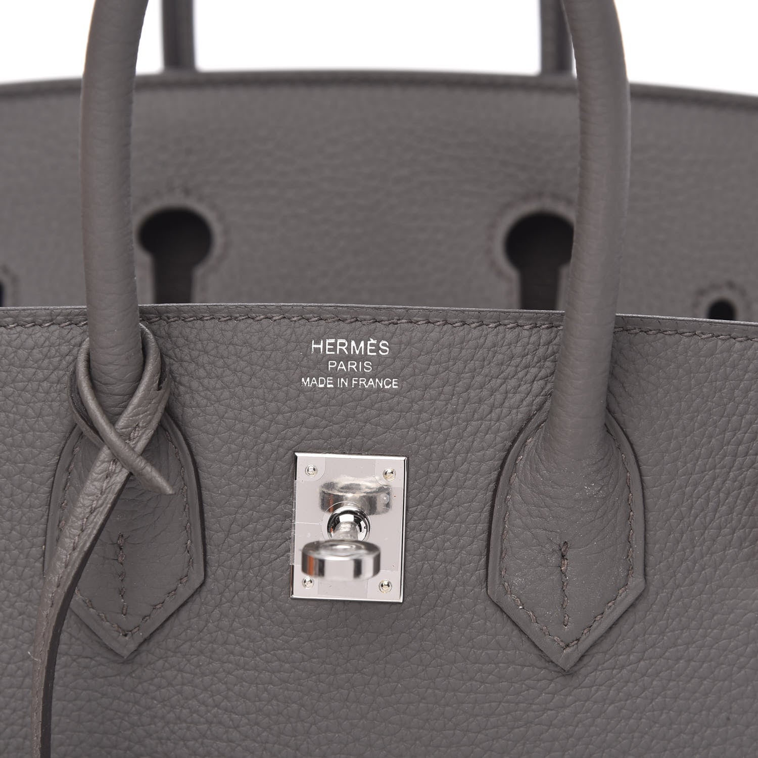Hermes Togo Birkin 25 Etain 10 of 10
