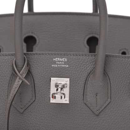 Hermes Togo Birkin 25 Etain 10 of 10