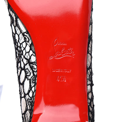 Christian Louboutin Kid Rete Lace Follies Ballerina Flat 41.5 Black 7 of 8