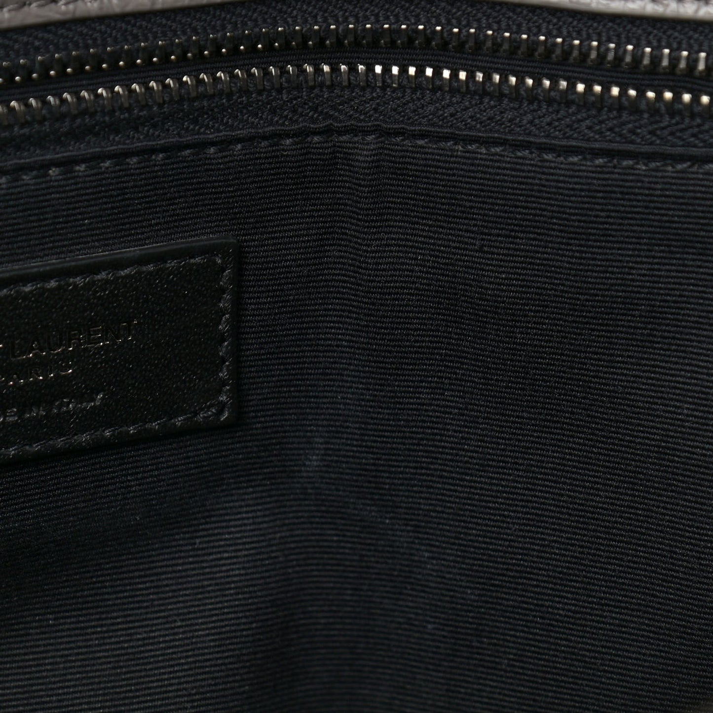 Crinkled Calfskin Matelasse Monogram Large Niki Chain Satchel Fog