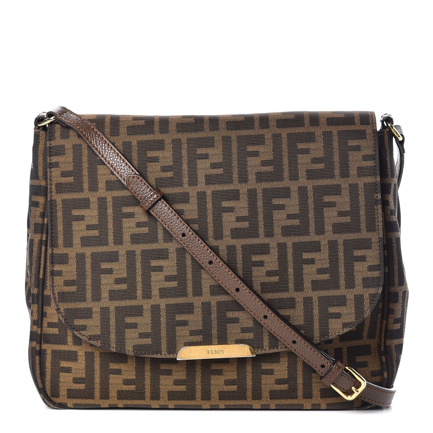Zucca Vitello Artic Messenger Bag Tobacco Castagna