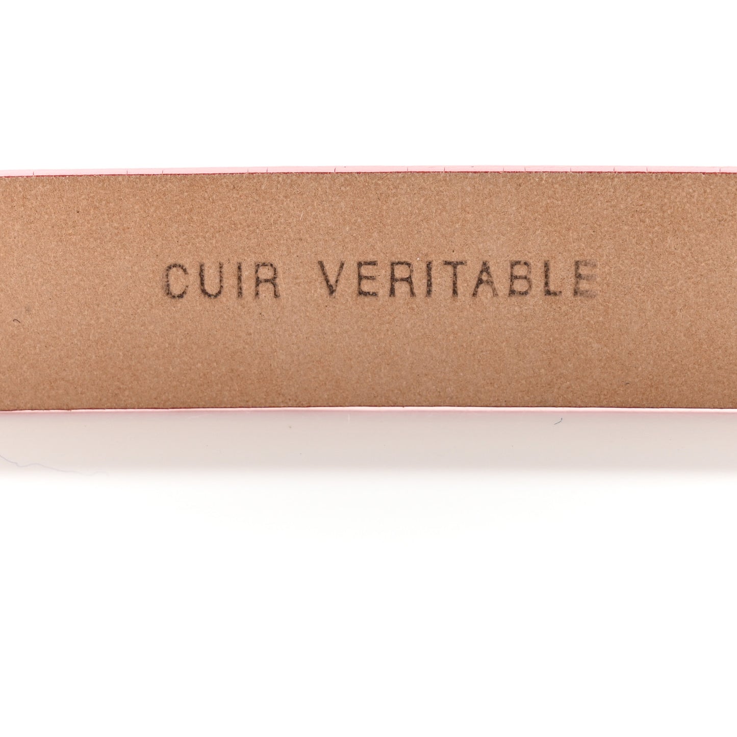 Calfskin Crystal CC Skinny Belt 80 32 Red