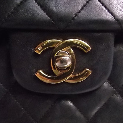 Chanel Lambskin Medium Double Flap Black 5 of 9