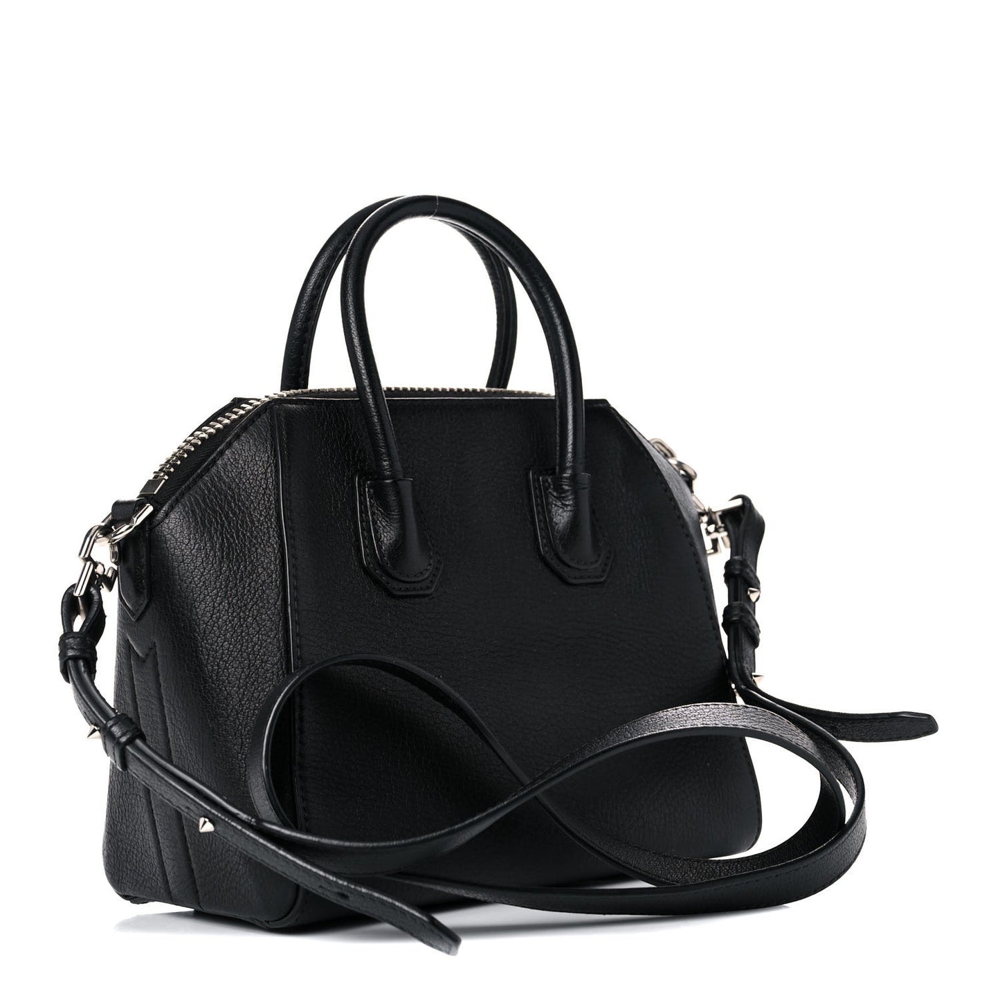 Sugar Goatskin Mini Antigona Black