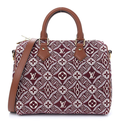 Louis Vuitton Jacquard Since 1854 Speedy Bandouliere 25 Bordeaux 1 of 9
