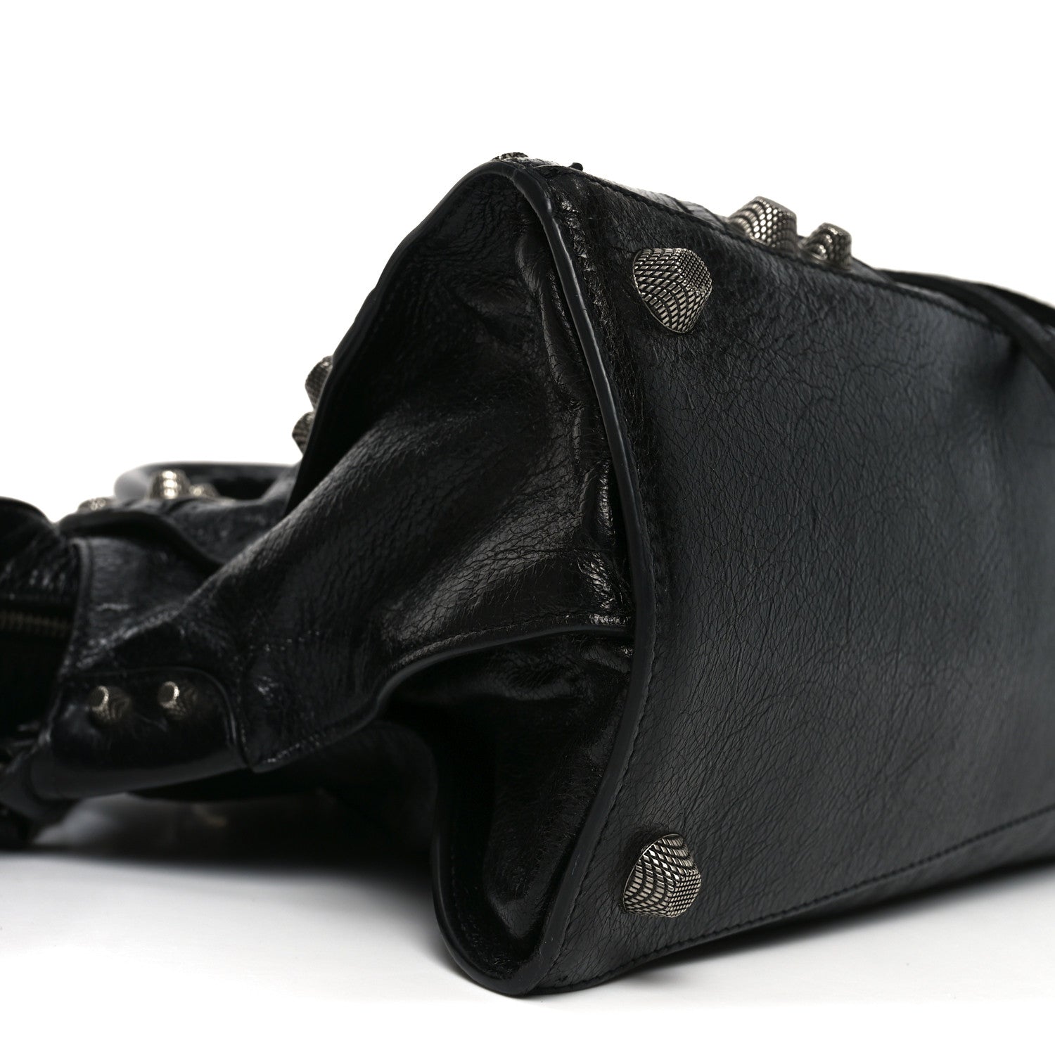 Balenciaga Agneau Arena Neo Cagole City Handbag Black 9 of 10