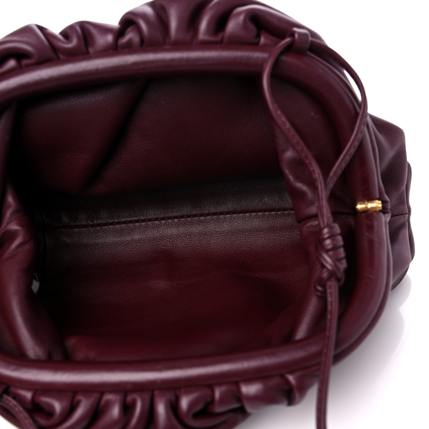 Bottega Veneta Butter Calfskin The Mini Pouch Bordeaux 5 of 8