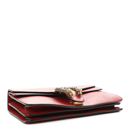 Gucci Dollar Calfskin Swarovski Crystal Small Dionysus Shoulder Bag Hibiscus Red 4 of 10