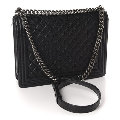 Chanel Caviar Quilted Large Boy Flap Black 3 of 11