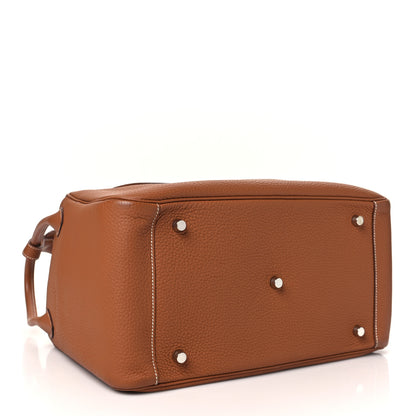 Hermes Taurillon Clemence Lindy 34 Gold 4 of 10