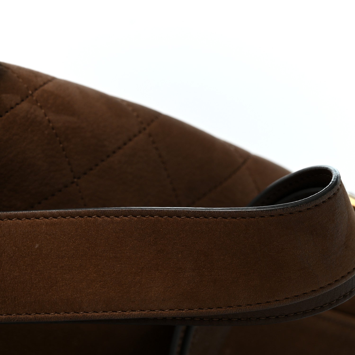 Chanel Suede Calfskin Stitched Small Paris in Rome Messenger Brown 12 of 12
