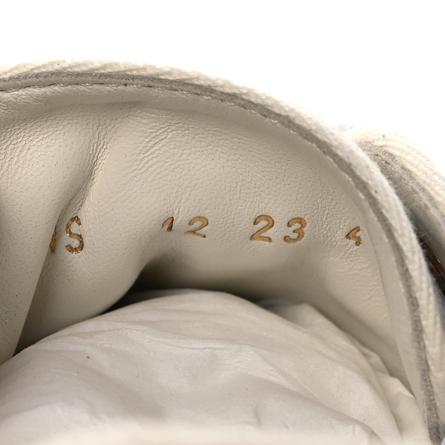 Canvas Walk'N'Dior Low Top Sneakers 41 Nude Gold