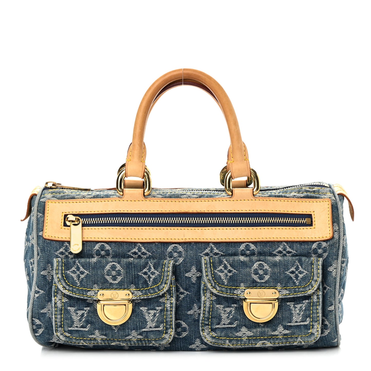 Monogram Denim Neo Speedy Blue