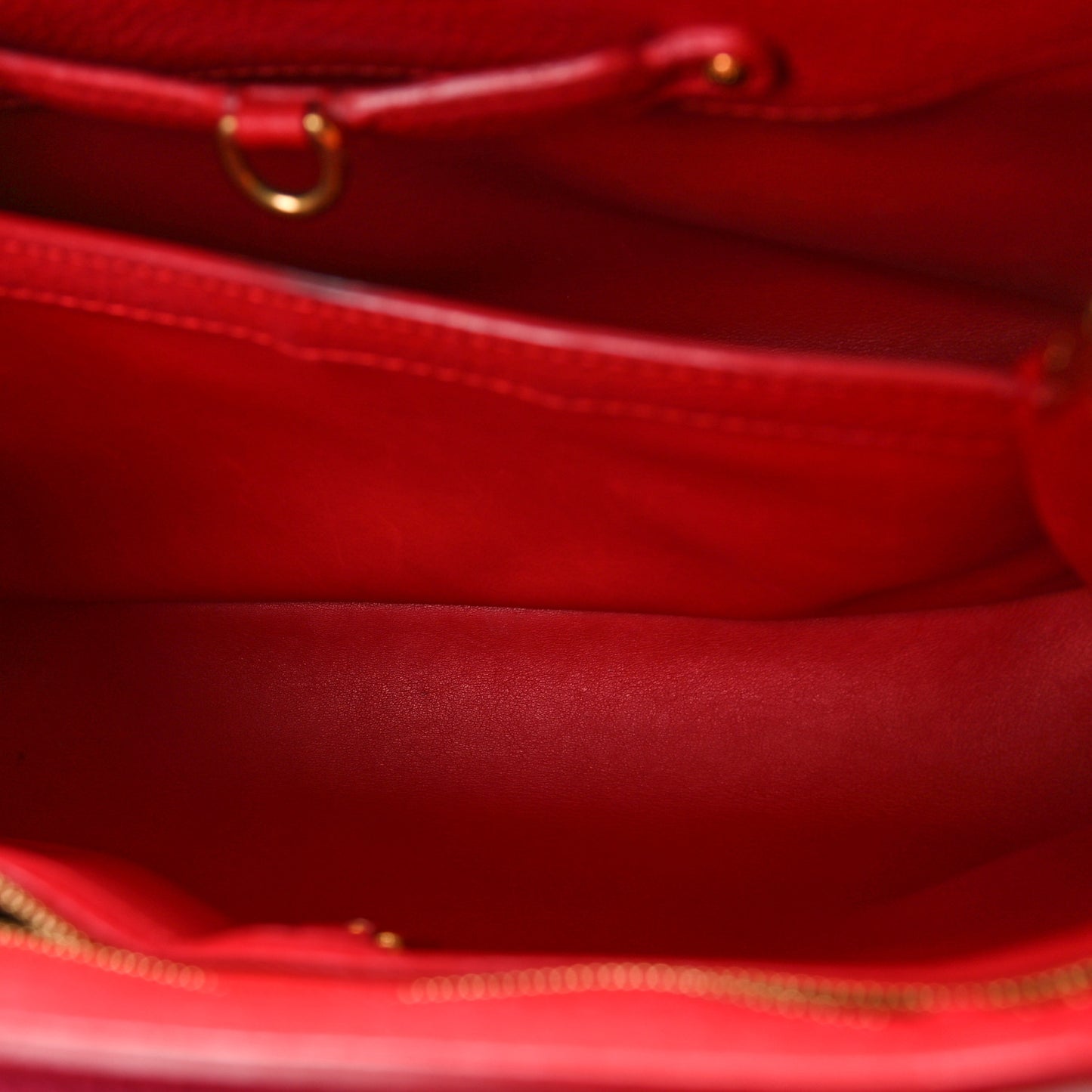 Taurillon Multicolor Capucines PM Rouge Carmine