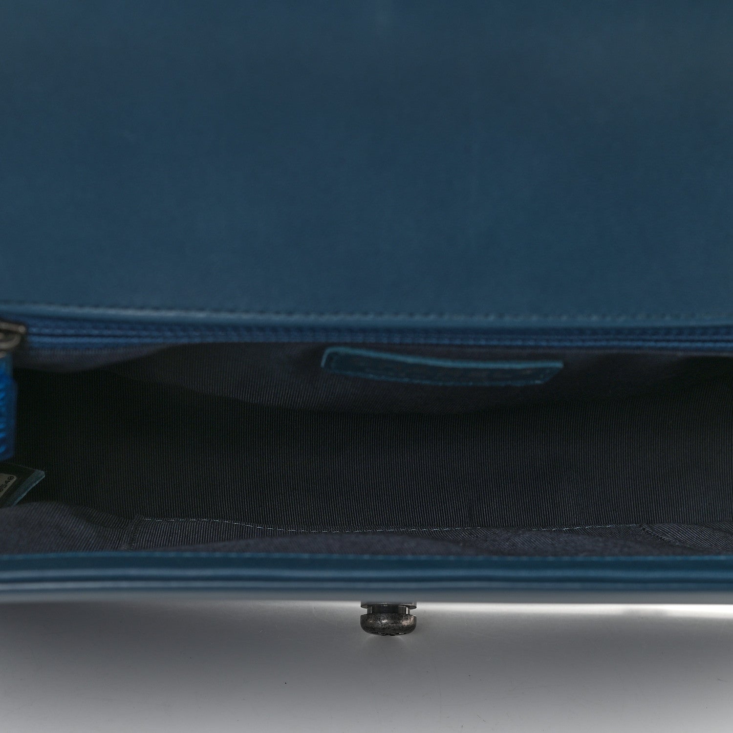 Chanel Calfskin New Medium Boy Flap Blue 5 of 9